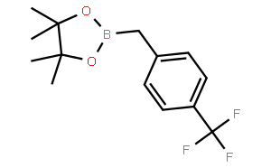 4,4,5,5-Tetramethyl-2-(4-(trifluoromethyl)benzyl)-1,3,2-dioxaborolane