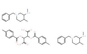(3R,4R)-1-Benzyl-N,4-dimethylpiperidin-3-amine ((2R,3R)-2,3-bis((4-methylbenzoyl)oxy)succinate) (2:1)
