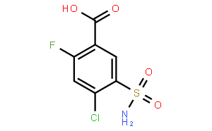 4-Chloro-2-fluoro-5-sulfamylbenzoic acid