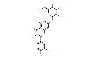 槲皮素-7-O-β-D-葡萄糖苷；槲皮素-7-O-葡萄糖苷