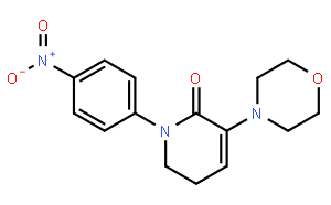 5,6-二氢-3-(4-吗啉基)-1-(4-硝基苯基)-2(1H)-吡啶酮