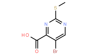 5-溴-2-(甲巯基)-4-嘧啶甲酸