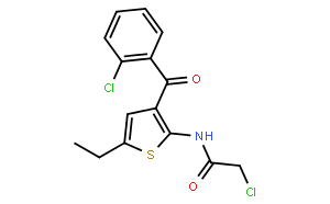 2-氯-N-(3-(2-氯苯甲酰基)-5-乙基噻吩-2-基)乙酰胺