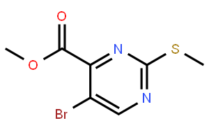 5-溴-2-(甲硫基)嘧啶-4-羧酸甲酯