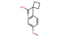 1-(4-methoxyphenyl)cyclobutane carboxylic acid