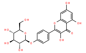 山奈酚-4'-O-Β-D-葡萄糖苷;山奈酚-4'-O-葡萄糖苷