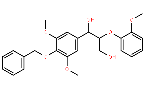 1-(4-(芐氧基)-3,5-二甲氧基苯基)-2-(2-甲氧基苯氧基)丙-1,3-二醇