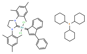 三環(huán)己基磷[3-苯基-1H吲哚-1-亞基][1,3-二(2,4,6-三甲苯)-4,5-二氫咪唑]釕(II)二氯化物；Umicore M2