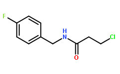3-chloro-N-(4-fluorobenzyl)propanamide