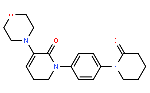 5,6-Dihydro-3-(4-morpholinyl)-1-[4-(2-oxo-1-piperidinyl)phenyl]-2(1H)-pyridinone