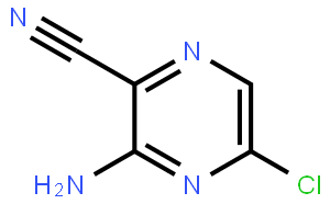 3-氨基-5-氯吡嗪-2-腈