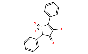 4-Hydroxy-3-oxo-2,5-diphenyl-2,3-dihydrothiophene 1,1-dioxide