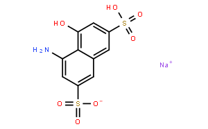 8-Amino-1-naphthol-3,6-disulfonic acid monosodium salt