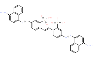 4,4'-双(4-氨基-1-萘基偶氮)-2,2'-芪二磺酸