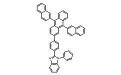 2-[4-(9,10-二萘-2-蒽-2-基)苯基]- 1-苯基-1H-苯并咪唑