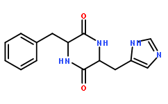 Cyclo(-His-Phe)