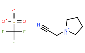 1-(cyanomethyl)pyrrolidinium trifluoromethanesulfonate