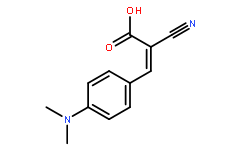 2-cyano-3-[4-(dimethylamino)phenyl]prop-2-enoic Acid