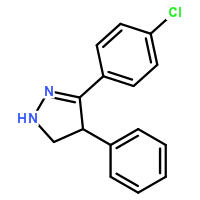 3-(4-氯苯基)-4-苯基-4,5-二氢-1H-吡唑