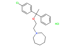 1-(2-(1-(4-氯苯基)-1-苯基乙氧基)乙基)氮杂环庚烷盐酸盐