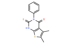 5,6-Dimethyl-3-phenyl-2-thioxo-2,3-dihydrothieno[2,3-d]pyrimidin-4(1H)-one