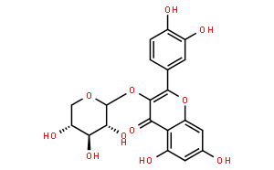 槲皮素-3-D-木糖甙;槲皮素3-BETA-D-吡喃木糖苷