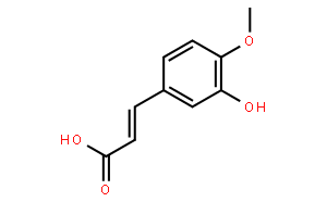 3-Hydroxy-4-methoxycinnamic acid；Isoferulic acid