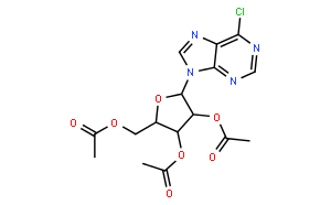 (2R,3R,4R,5R)-2-(乙酰氧基甲基)-5-(6-氯-9H-嘌呤-9-基)四氢呋喃-3,4-二乙酸二酯