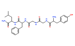 Leu-Enkephalin amide acetate salt H-Tyr-Gly-Gly-Phe-Leu-NH2 acetate salt