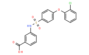 3-[4-(2-Chlorophenoxy)phenylsulfonamido]benzoic acid