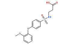 N-[4-(2-Methoxyphenoxy)phenylsulfonyl]-beta-alanine