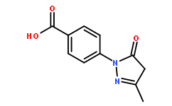 4-(3-甲基-5-羰基-2-吡唑啉-1-基)苯甲酸