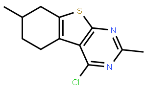 4-Chloro-2,7-dimethyl-5,6,7,8-tetrahydrobenzo[b]thieno[2,3-d]pyrimidine