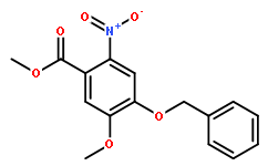 4-苄氧基-5-甲氧基-2-硝基苯甲酸甲酯