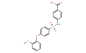 4-[4-(2-Methoxyphenoxy)phenylsulfonylamino]benzoic acid