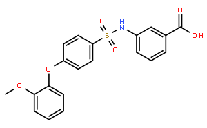 3-[4-(2-Methoxyphenoxy)phenylsulfonylamino]benzoic acid
