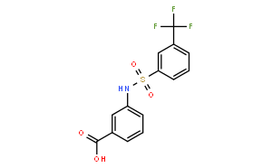 3-[3-(Trifluoromethyl)phenylsulfonamido]benzoic acid