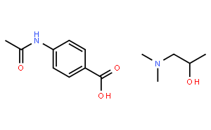 2-羟基-N,N-二甲基丙-1-铵-4-乙酰氨基苯甲酸盐