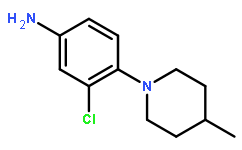 3-氯-4-(4-甲基哌啶-1-基)苯胺