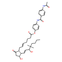 16,16-dimethyl Prostaglandin E2 p-(p-acetamidobenzamido) phenyl ester