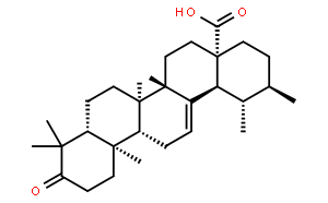 3-氧代-12-烯-28-乌苏酸;熊果酮酸,3-氧代-12-乌苏烯-28-羧酸