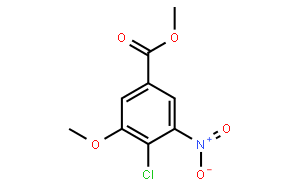 4-氯-3-甲氧基-5-硝基苯羧酸甲酯