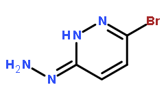 3(2H)-Pyridazinone, 6-bromo-, hydrazone