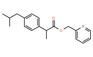 2-(4-异丁基苯基)丙酸2-吡啶基甲基酯