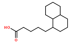 1-Naphthalene pentanoic acid, decahydro