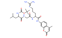 Boc-Leu-Gly-Arg-AMC acetate salt