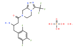 (R)-3-Amino-1-(3-(trifluoromethyl)-5,6-dihydro-[1,2,4]triazolo[4,3-a]pyrazin-7(8H)-yl)-4-(2,4,5-trifluorophenyl)butan-1-one phosphate hydrate