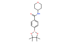 N-(tetrahydro-2H-pyran-4-yl)-4-(4,4,5,5-tetramethyl-1,3,2-dioxaborolan-2-yl)benzamide