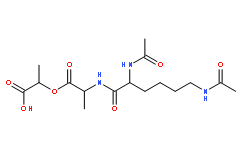 Ac-Lys(Ac)-D-Ala-D-lactic acid