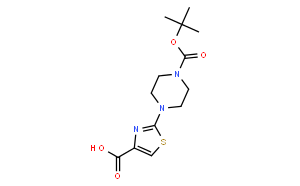 2-[1-(叔丁氧羰酰)-4-哌啶基]-1,3-噻唑-4-甲酸